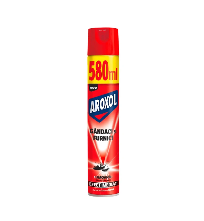 Spray impotriva gandacilor si furnicilor Aroxol, 580 ml